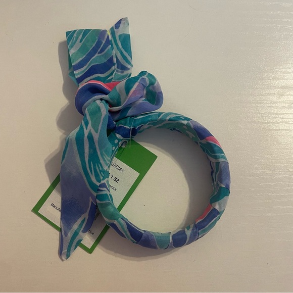 Lilly Pulitzer Jewelry - Lilly Pulitzer Fabric Wrapped Bangle